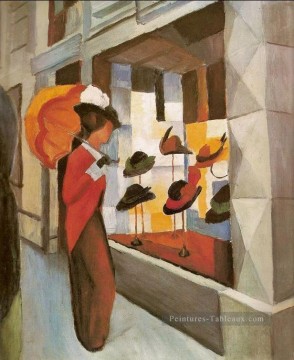 expressionisme Tableau Peinture - Milliners Hut laden Expressionisme